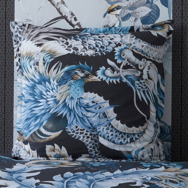 Fortune Grey European Pillowcase